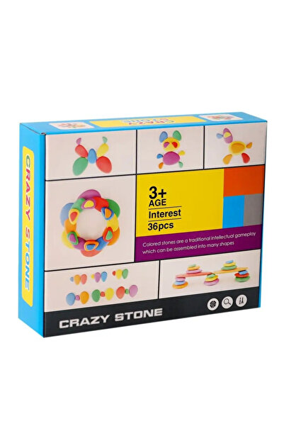 Picodino Set Educativ "pietre Decorativi", 36 Piese, 24 X 19.5 X 6 Cm