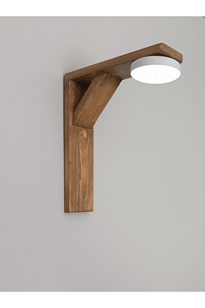 Genel Markalar Doğal Ahşap Duvar Apliği Sensörlü