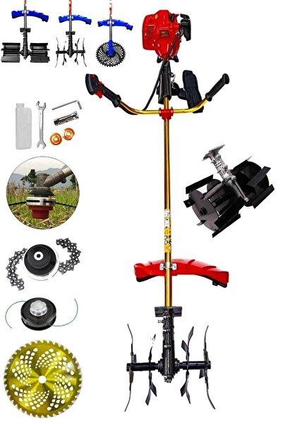 Genel Markalar 20HPX Güç Serisi Benzinli Tırpan Ot Biçme, Toprak İşleme, Zinc...