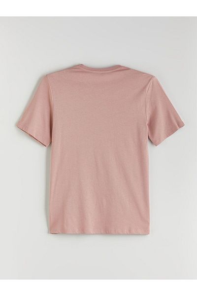 LC Waikiki Southblue Crew Neck Printed Combed Cotton Men's T-Shirt