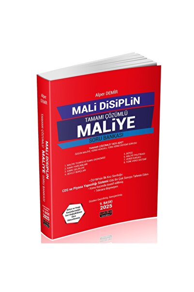 Savaş Yayınevi Savaş Yayınları Mali Disiplin Maliye Soru Bankası