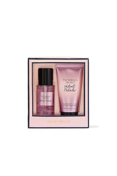 Victoria's Secret Victoria Secret Gift Set, Velvet Petals Gift Set, Body Spray 75 ml + Body Lotion 75 ml