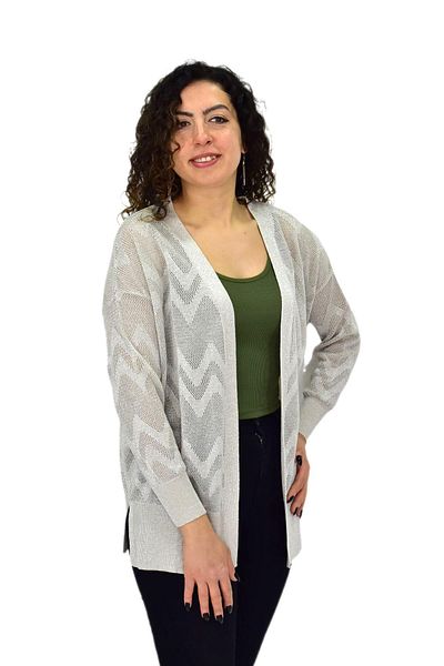 Nazalia Women's Knitwear Glittery Seasonal Cardigan Bgl-St04668