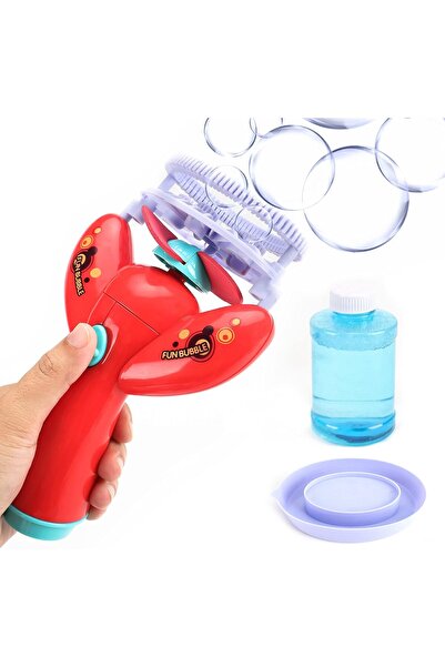 THE MOON Brand Bubble Burst Bubble Machine – Automatic Blowing Bubble Gun Toys for Girls and Boys