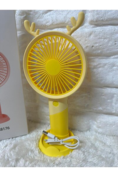 BEREKET PAZAR Kutulu Şarjlı 3 Kademeli Minik Fan 20 cm