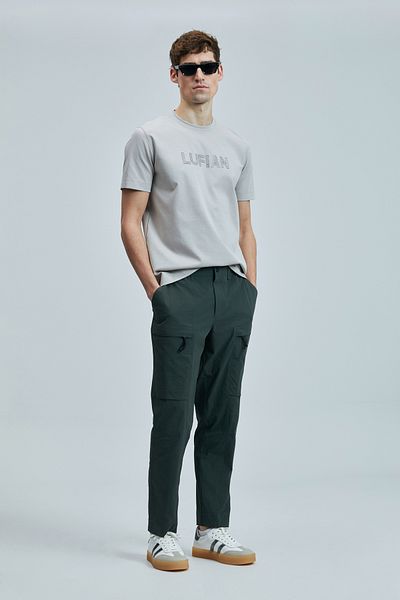 Lufian Lufi̇an Thınk Modern Graphic T-Shirt 20240
