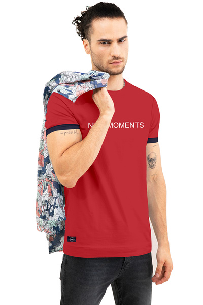 COLOR HUNT 100% Cotton Mens Crew Neck T- Shirt with Treding Prints