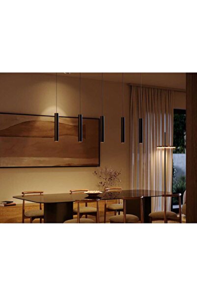 demet habek mylights Mylights sıralı masaüstü beşli 5 li sartkıt 120cm metal gövde tasarruflu led ampul ile spot sarkıt