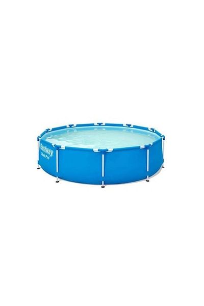 BESTWAY Piscina structura metalica, rotunda, cu pompa, filtru, accesorii, 305x76cm, Bestway