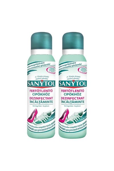 Sanytol Pack of 2 x Sanytol Shoe Freshener Disinfectant 150ml