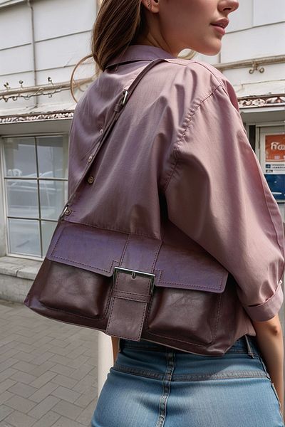 PayBuy Women's Cover Detailed Shoulder and Hand Bag Modern and Practical Design for Casual Chic