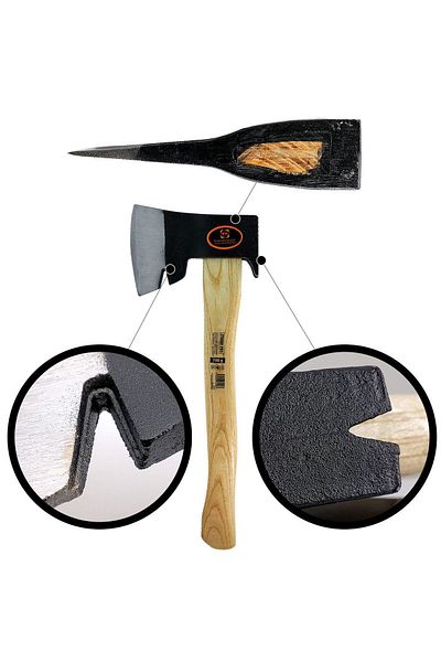 Strend Pro Carpenter's Axe, Wooden Handle, 700 G, 42 Cm,