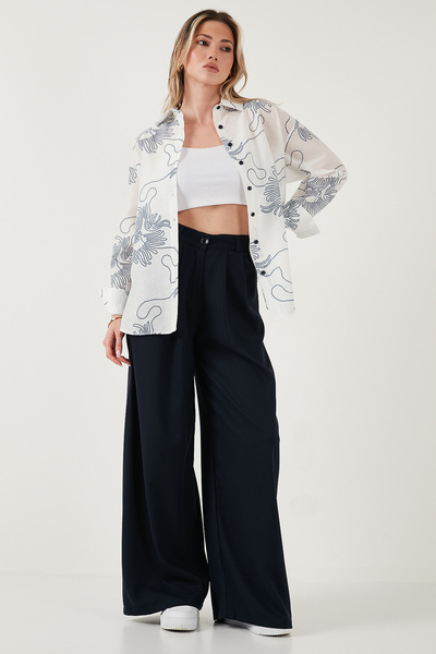 Lela Patterned Regular Fit Long Sleeve Shirt Shirt 6773200