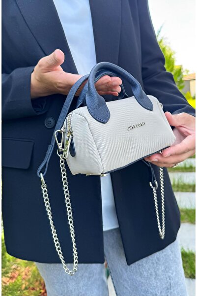 Just Polo Women's Small Size Cylinder Model Hand and Shoulder Bag