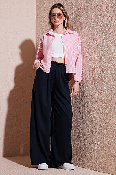 Lela Wide Leg High Waist Wide Leg Palazzo Pants Pants 5866290