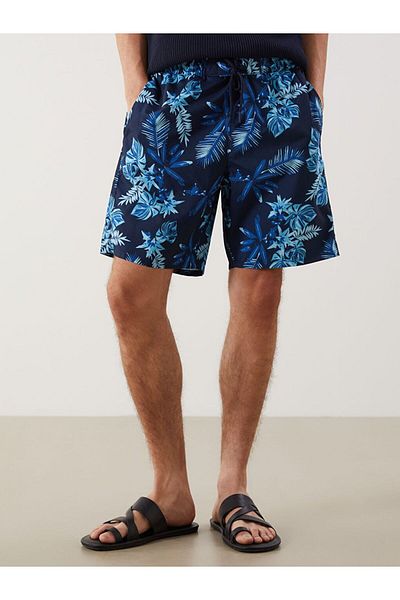 LC Waikiki LCW SWIMWEAR Short Size Patterned Men's Swim Shorts