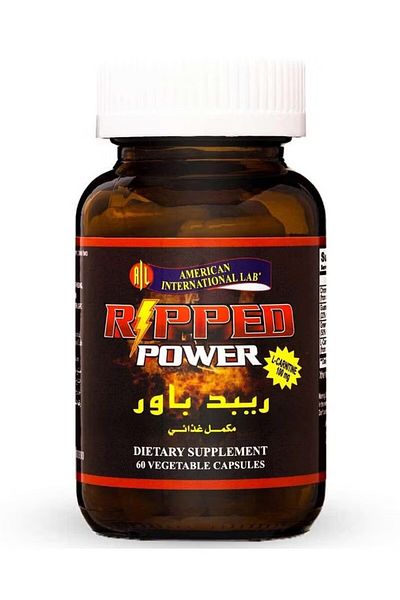 American American International Lab Ripped Power Capsules, 60 Capsules