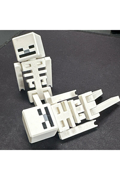 dekuis Minecraft İskelet Eklemli Hareketli Karakter Figür