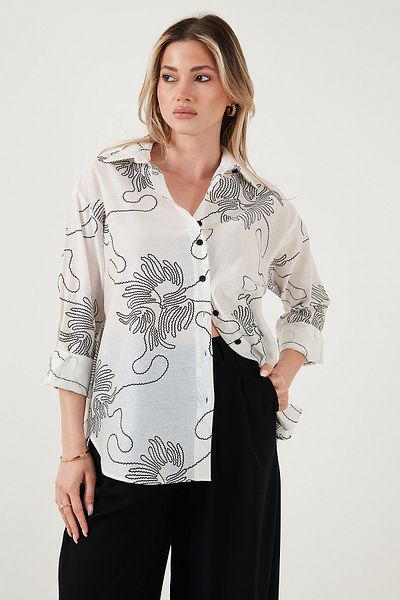 Lela Patterned Regular Fit Long Sleeve Shirt Shirt 6773200
