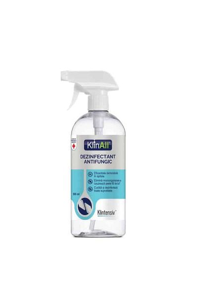 KLINTENSIV Anti-mold, Multi-surface disinfectant, fungicidal, bactericidal and virucidal action, 500 ml