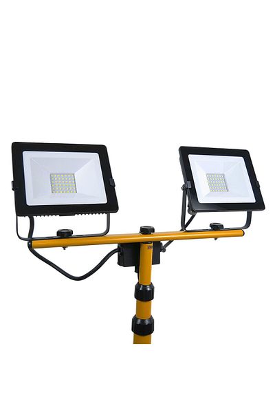 Strend Pro Work Light, Smd Led, With Tripod, 2x30 W, 2x2400 Lm, Ip65,