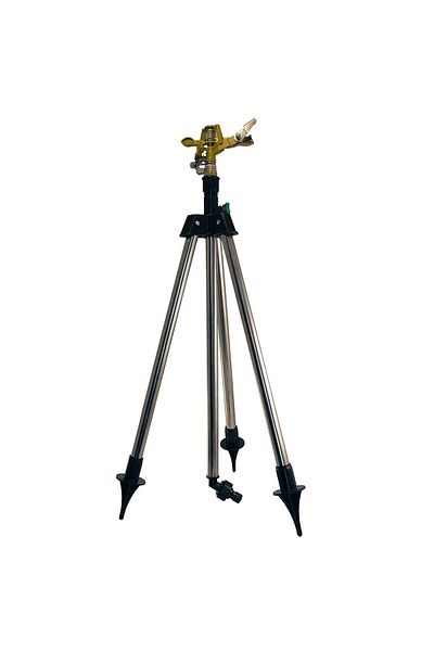 Strend Pro Pulsating sprinkler, galvanized, with telescopic tripod, 550-905 mm