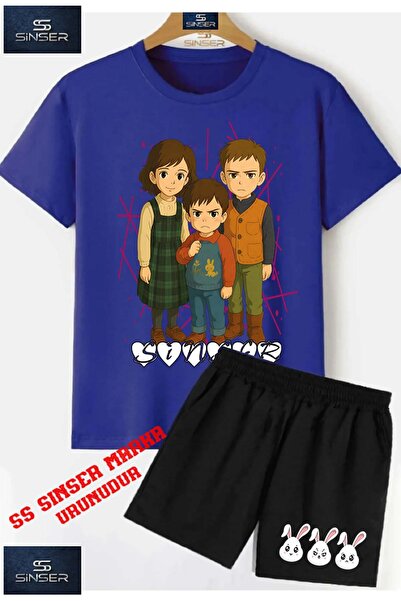 SS SİNSER Children's "Sinser Coated Writing" Special Printed Crew Neck T-Shir...