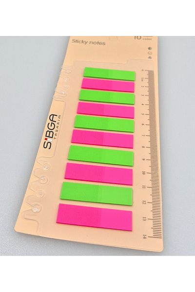 sibga tasarım Transparent Color Postit Post-It Post It. Book Marker Bookmark Postit Sticker Note Paper 200 Sheets