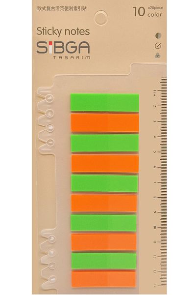 sibga tasarım Transparent Color Postit Post-It Post It. Book Marker Bookmark Postit Sticker Note Paper 200 Sheets