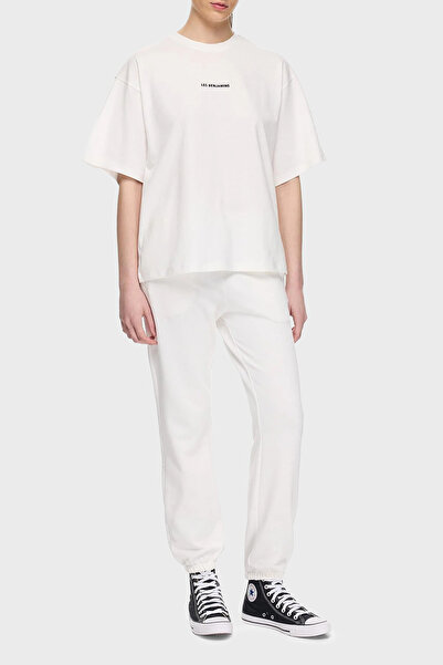 LES BENJAMINS % 100 Pamuk Oversize Fit Bisiklet Yaka Logolu T Shirt T SHİRT LBNOOSESSFUTS