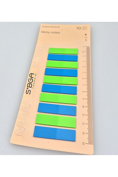 sibga tasarım Transparent Color Postit Post-It Post It. Book Marker Bookmark Postit Sticker Note Paper 200 Sheets
