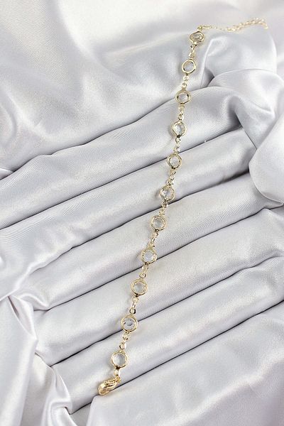 Avantaj Kapıda ®   Brass Gold Color Zircon Stone Women's Bracelet