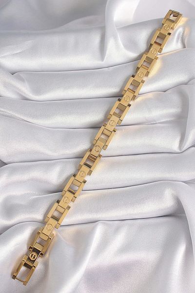 Avantaj Kapıda ®   316L Steel Gold Color Unisex Bracelet