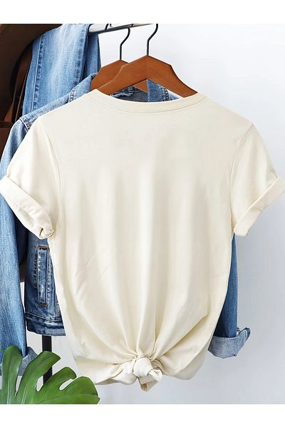 Massgai Unisex Voilà Printed Oversize 100% βαμβακερό μπλουζάκι
