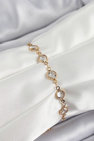 Avantaj Kapıda ®   Brass Gold Color Zircon Stone Women's Bracelet
