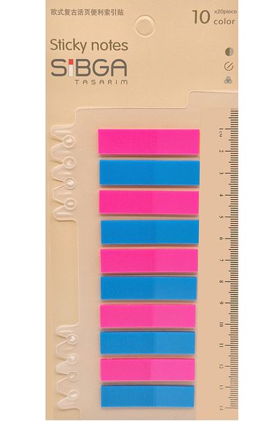 sibga tasarım Transparent Color Postit Post-It Post It. Book Marker Bookmark Postit Sticker Note Paper 200 Sheets