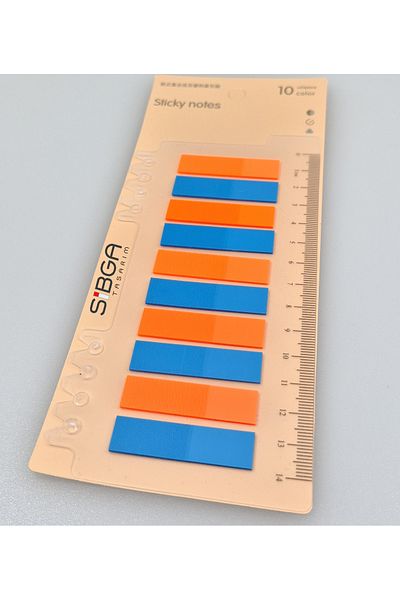 sibga tasarım Transparent Color Postit Post-It Post It. Book Marker Bookmark Postit Sticker Note Paper 200 Sheets