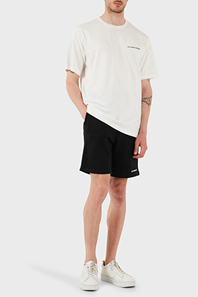 LES BENJAMINS Ανδρικό κοντό μπλουζάκι με λογότυπο Regular Fit από 100% βαμβάκι SHORT LBNOOSESSMUSO