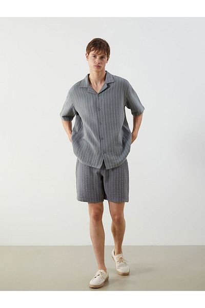 LC Waikiki Xside Comfortable Fit Muslin Men's Shorts