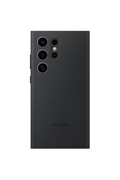 Samsung Samsung Original Smart View Wallet Cover Samsung Galaxy S24 Ultra Black