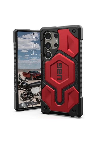 UAG Monarch Series Samsung Galaxy S24 Ultra Crimson Case