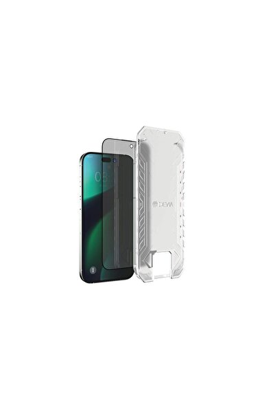 Devia Folie iPhone 14 Pro Max Sticla Van Series Full Privacy,kitl de montare,...