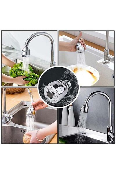 SUNUP Sn-27114 2 Stage Saving Faucet Head 360 Degrees