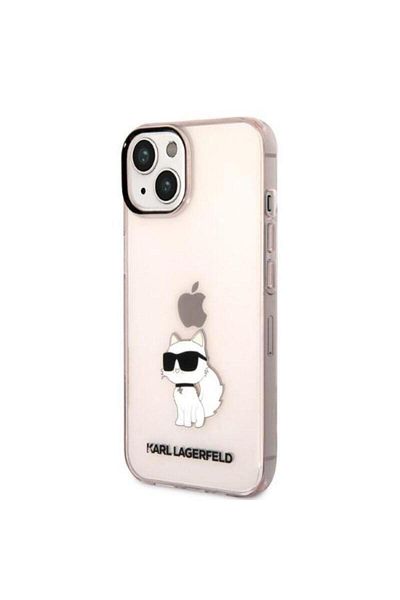 Karl Lagerfeld Husa Choupette iPhone 14 Roz