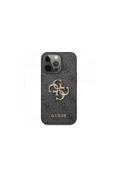 Guess Husa Iphone 13 Pro Pu 4g Metal Logo Gri