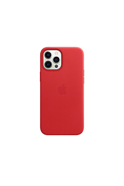 Apple Husa Original iPhone 12 Pro Max Apple Leather, MagSafe, Red