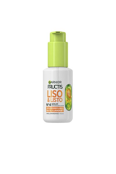 Garnier Fructis Liso &amp Listo Nº4 Wärmeaktiviertes Anti-frizz-serum 50 ml