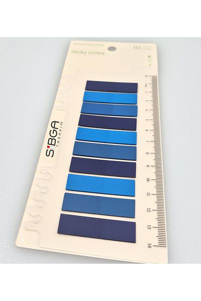 sibga tasarım Transparent Color Postit Post-It Post It. Book Marker Bookmark Postit Sticker Note Paper 200 Sheets