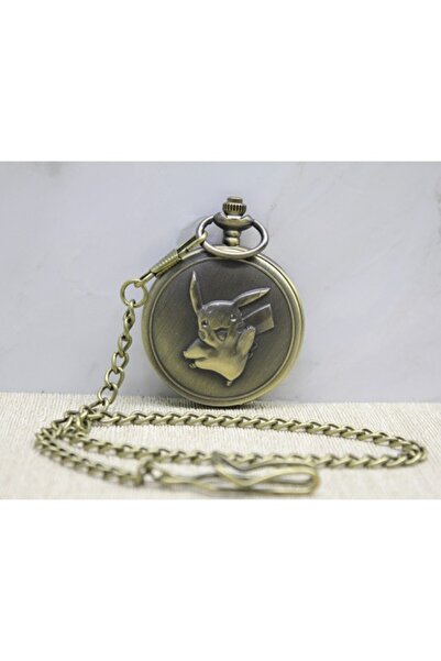 ForWhat ساعة بسلسلة على شكل رسوم متحركة بيكاتشو هدية لرجل المكتب المنزلي