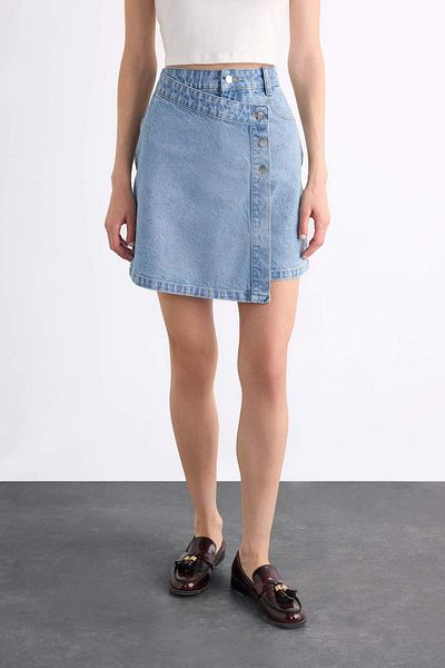 DeFacto Mini Jean Skirt F7503Ax25Sm